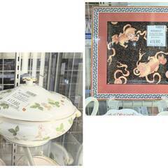 【愛品倶楽部柏店】WEDGWOOD ウェッジウッド カップ ソーサー プレート オズボーン ワイルドストロベリー グレンミスト インディアの画像