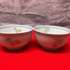 苺、葡萄/お椀/新品未使用/0円