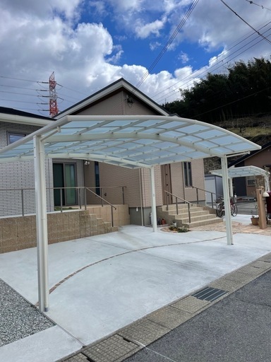 本日最終受付ykkアリュースポート、サイクルポートセットホワイト