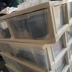 透明 衣装ケース チェスト 押し入れの画像