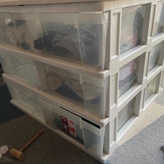 透明 衣装ケース チェスト 押し入れ