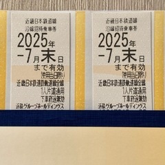 近鉄株主優待券　近鉄沿線招待乗車券
