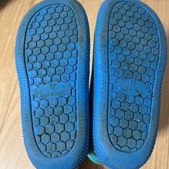 17cm 長靴 青緑色 男の子 キッズの画像
