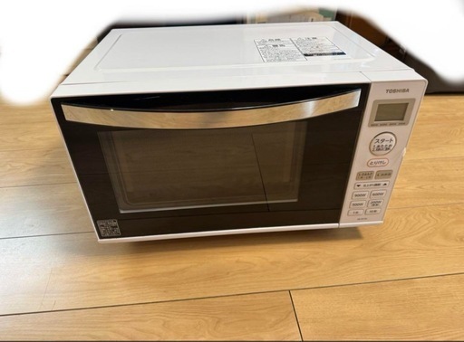 美品】フラット電子レンジ TOSHIBA ER-SS17A(W)【現金またはPayPayお支払い出来ます】 (Kyコネクト 本店)  八代のキッチン家電《オーブンレンジ》の中古あげます・譲ります｜ジモティーで不用品の処分