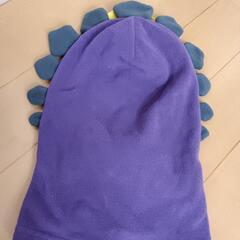 恐竜 角あり 防寒 帽子の画像