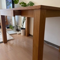 両面引き出し付きテーブル