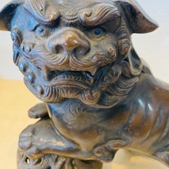 玉乗り獅子　ブロンズ像の画像
