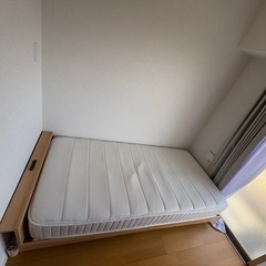2/24迄に引取に来れる方】シングルベッド&マットレス (コンコン) 竹橋のベッド《シングルベッド》の中古あげます・譲ります｜ジモティーで不用品の処分