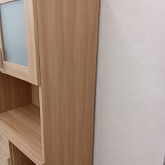 ☆ジモティ割あり☆ 食器棚 ベージュ W80×D46×H180 クリーニング済み TC7273 (リユースのサカイ栃木) 栃木の収納家具《食器棚 、キッチン収納》の中古あげます・譲ります｜ジモティーで不用品の処分