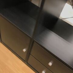 ☆ジモティ割あり☆ キッチンワゴンダークブラウン H101×W60×D42 クリーニング済み KJ8264 (リユースのサカイ) 春日部の収納家具 《食器棚、キッチン収納》の中古あげます・譲ります｜ジモティーで不用品の処分