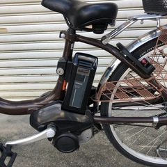 電動アシスト自転車  YAMAHA 24インチ ブラウンの画像