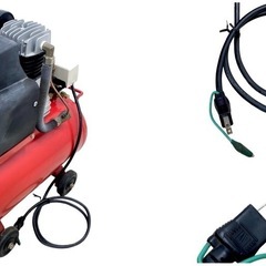 ○動作品■アースマン エアーコンプレッサー 100V 常圧 一般圧 タンク容量25L エアーツール 電動工具 中古品■ジモティ姫路の画像