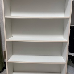 4段本棚 白【お譲り先決定しています】