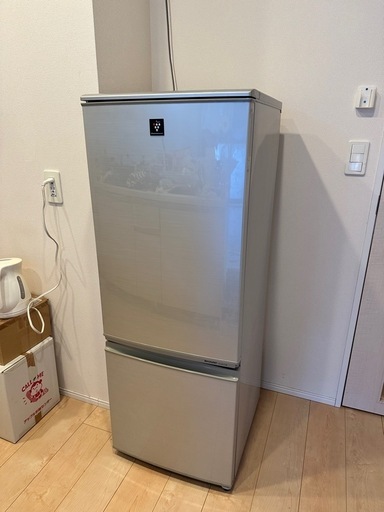 2ドア冷蔵庫 SHARP SJ-PD17W-S