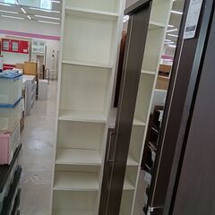 ☆ジモティ割あり☆ ラック 木目ベージュ W59.5×D24.5×H138 クリーニング済み TC7276 (リユースのサカイ栃木)  栃木の収納家具《棚、シェルフ》の中古あげます・譲ります｜ジモティーで不用品の処分