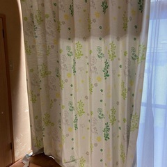 遮光カーテン左右ワンセット×2の画像
