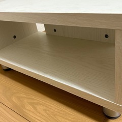 【受け渡し予定者決定】テレビ台 ホワイト テーブルの画像