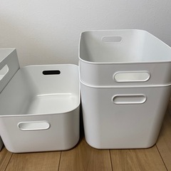 【決定しました】無印良品　ポリプロピレンケース　セット売りの画像