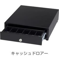 3ヶ月間のみ使用　エアレジ　キャッシュドロアー、レシートプリンター、バーコードリーダー　セットの画像