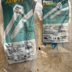 結束バンド　各サイズ100本、合計400本ありの画像