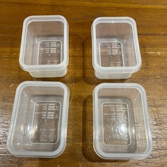離乳食用小分けタッパーの画像
