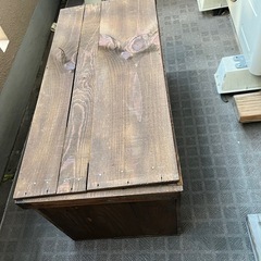 りんご箱　蓋付　着色