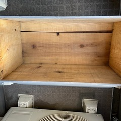 りんご箱　その2  蓋付着色