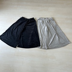 ベロアワイドパンツ2枚