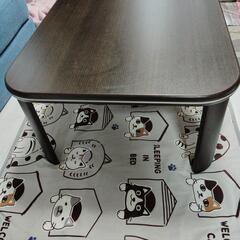 【お取引中】折りたたみテーブル　ブラウンの画像