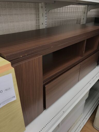 ☆ジモティ割あり☆ テレビ台木製 ブラウン H43×W95×D33 クリーニング済み KJ8257 (リユースのサカイ) 春日部の収納家具《テレビ 台》の中古あげます・譲ります｜ジモティーで不用品の処分