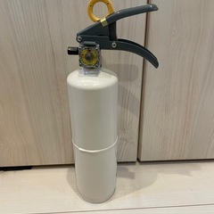 白い消化器　無印良品の画像