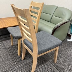 ファブリックダイニングチェア2脚セット (chico ) 仙川の椅子《ダイニングチェア》の中古あげます・譲ります｜ジモティーで不用品の処分