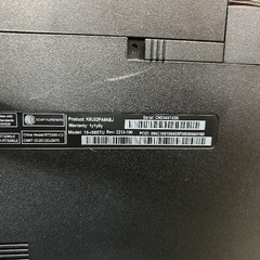 HP製SSD搭載ノートパソコン ジャンク品の画像