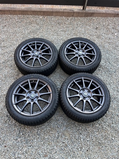【美品バリ山】TOYO スタッドレスタイヤ OBSERVE GIZ2 225/45R17 MINI PCD112