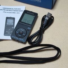 AIR/FM/AM マルチバンドラジオ model no HRD-767 ほぼ新品の画像