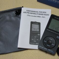 AIR/FM/AM マルチバンドラジオ model no HRD-767 ほぼ新品の画像
