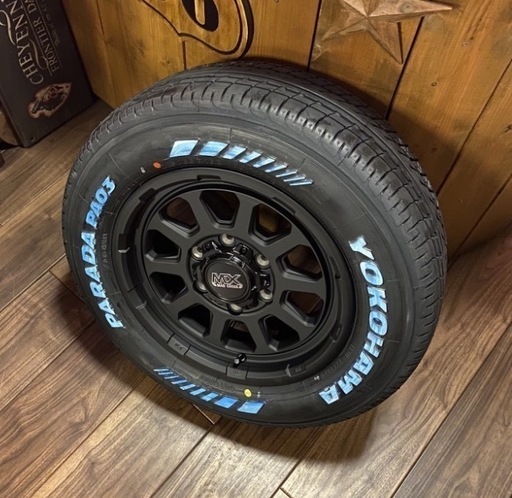 ハイエース専用⭐️215/65R16c⭐️ホワイトレター⭐️車検対応⭐️マットブラック