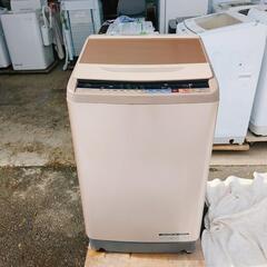 新生活応援🌸HITACHI☆全自動洗濯機☆BW-V100B☆10㎏☆2017年製☆小錆、グレー・A-009、動作確認済(保証３ヵ月）・洗浄・除菌済み【こちらは店舗です。浜村鹿野温泉ICから3分 買取本舗宮本リサイクル 営業時間9～19時 定休日水曜のみ←連絡できませんm(_ _)m】の画像