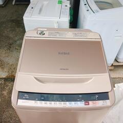 新生活応援🌸HITACHI☆全自動洗濯機☆BW-V100B☆10㎏☆2017年製☆小錆、グレー・A-009、動作確認済(保証３ヵ月）・洗浄・除菌済み【こちらは店舗です。浜村鹿野温泉ICから3分 買取本舗宮本リサイクル 営業時間9～19時 定休日水曜のみ←連絡できませんm(_ _)m】の画像
