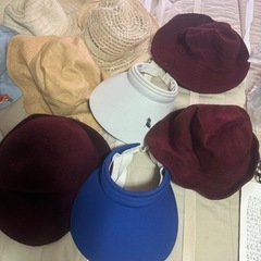帽子　夏物＆冬物まとめて11点の画像