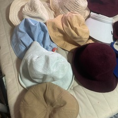 帽子　夏物＆冬物まとめて11点の画像