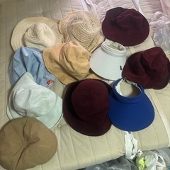 帽子　夏物＆冬物まとめて11点