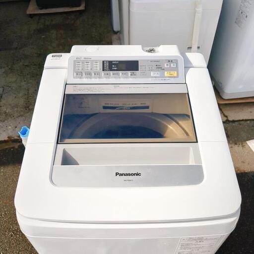 新生活応援🌸Panasonic☆全自動洗濯機☆NA-F8AE3☆8㎏☆2015年製・ホワイト、A-012、動作確認済(保証３ヵ月）・洗浄・除…  (宮本リサイクル) 浜村の生活家電《洗濯機》の中古あげます・譲ります｜ジモティーで不用品の処分