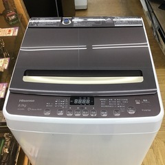 #B-23【ご来店頂ける方限定】Hisenseの8、0Kg洗濯機です
