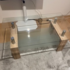 ガラステーブル (り) 本郷三丁目の家具の中古あげます・譲ります｜ジモティーで不用品の処分