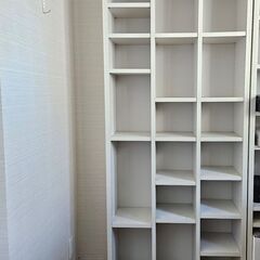 白い本棚（２つあります）  取りに来てくれる方