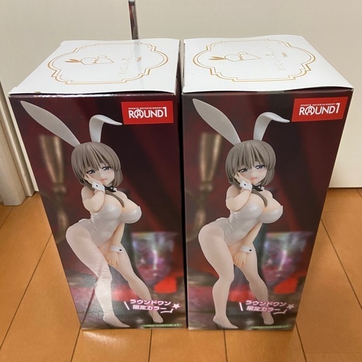 ラウンドワン限定 宇崎月 2体セット BiCute Bunnies ホワイトパール ver. 宇崎ちゃんは遊びたい！ フィギュア