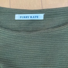 レディースニット モスグリーン Msizeの画像