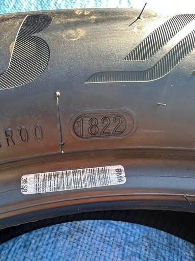 ブリヂストン ALENZA 245/50R19 105W タイヤ 2本セット（パンク修理後あり）