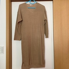 キャメル色ワンピース Msize